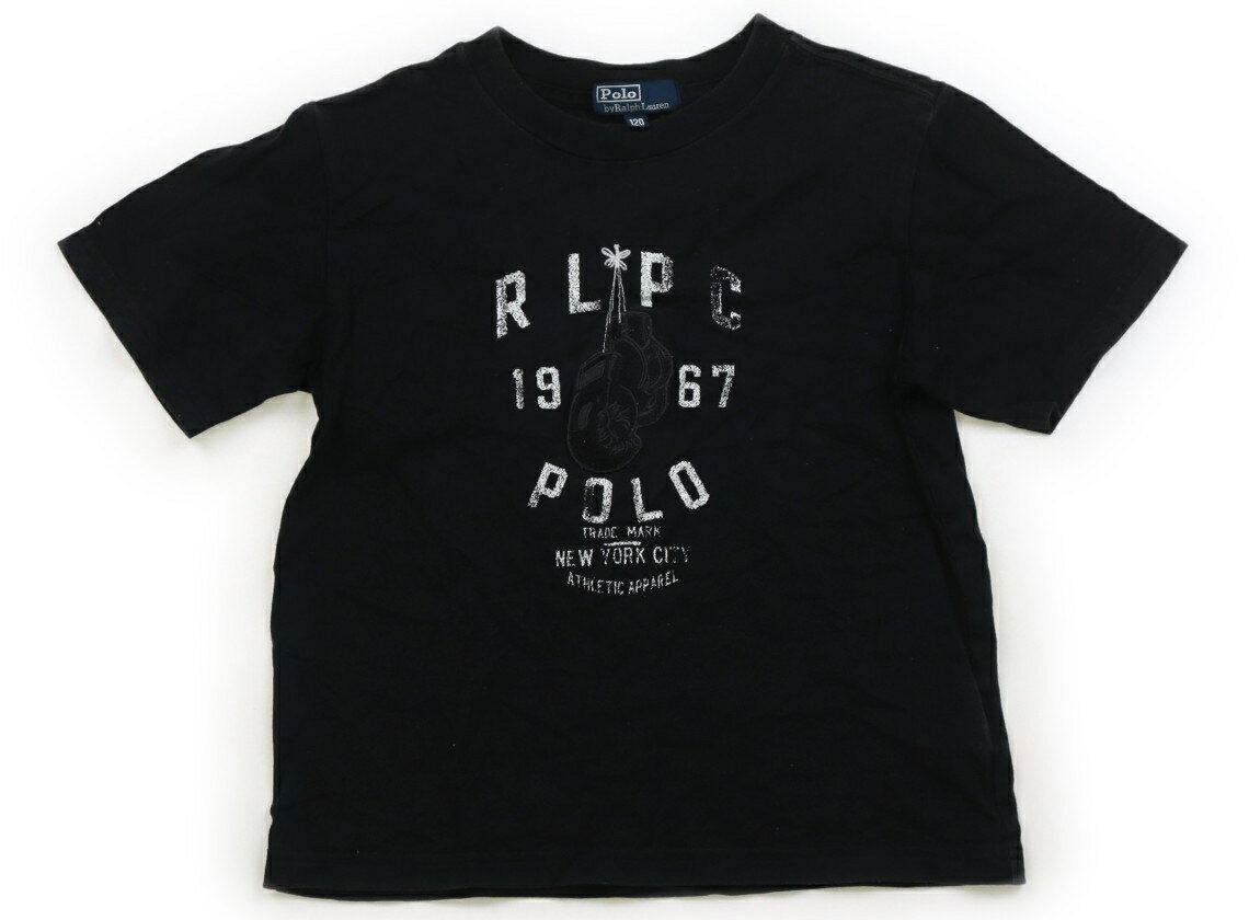 ポロラルフローレン POLO RALPH LAUREN Tシャツ・カットソー 120 男の子 ブラック 子供服 ベビー服 キッズ アウトレット ユーズド 【中古】キッズ・ベビー・マタニティ