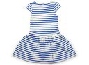 プチバトー PETIT BATEAU ワンピース 140 女の子 ホワイト・ブルー・ボーダー 子供服 ベビー服 キッズ アウトレット ユーズド 【中古】キッズ・ベビー・マタニティ(4)