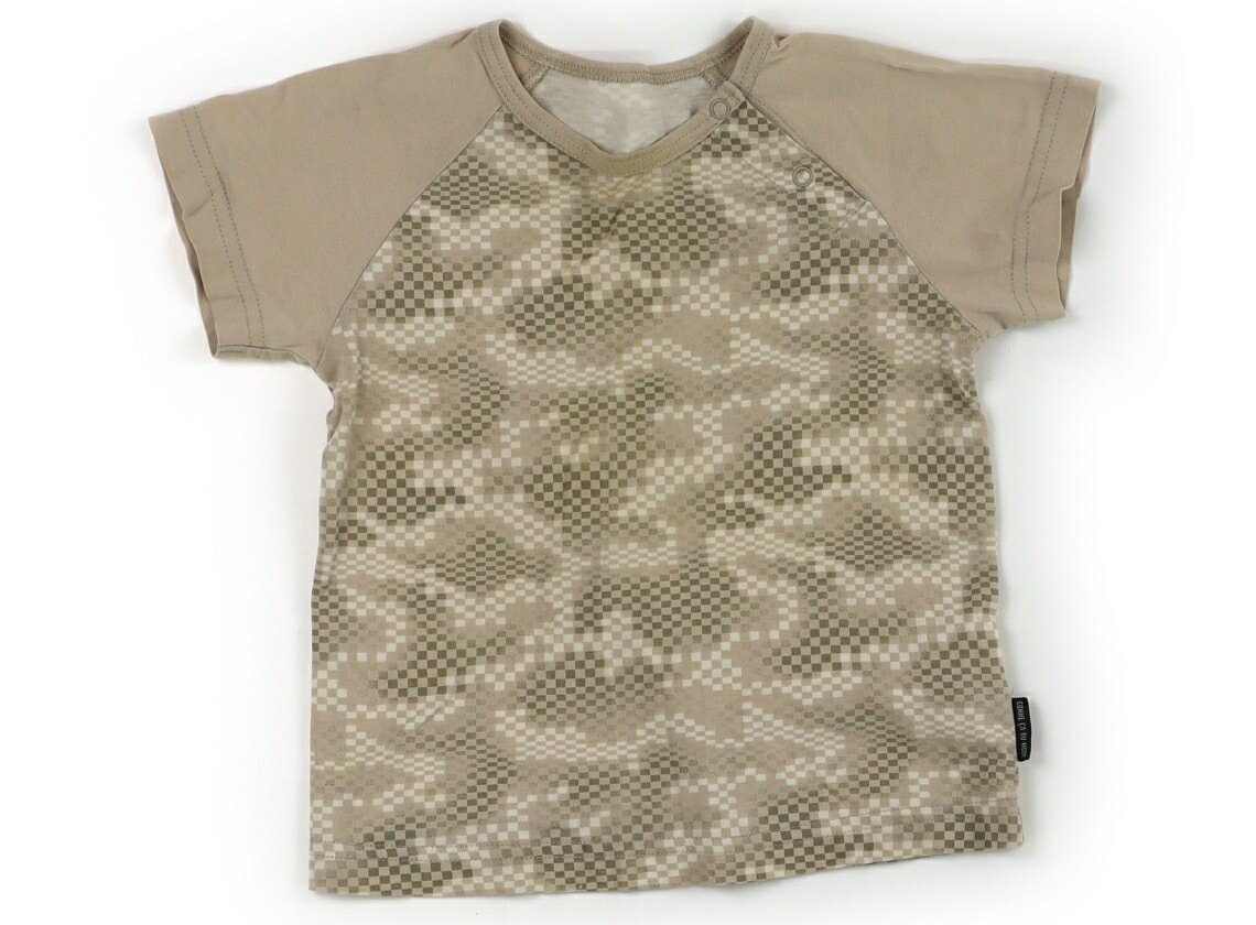 コムサデモード COMME CA DU MODE Tシャツ・カットソー 80 男の子 ベージュ系柄 子供服 ベビー服 キッズ アウトレット ユーズド 【中古】キッズ・ベビー・マタニティ