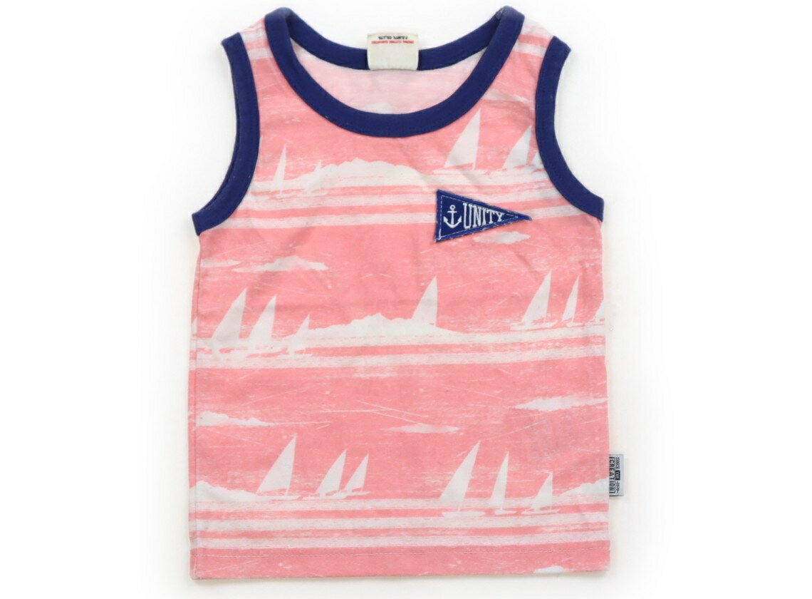 JUNK STORE Tank Top/Camisole, Size 80, Boys, Pink, Blue, Children's Clothing, Baby Clothes, Kids, Outlet, Used [Pre-owned] Kids, Baby, Maternity