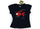 クレイジー8 Crazy 8 Tシャツ・カットソー 90 女の子 ネイビー・金魚 子供服 ベビー服 キッズ アウトレット ユーズド 【中古】キッズ・ベビー・マタニティ(4)