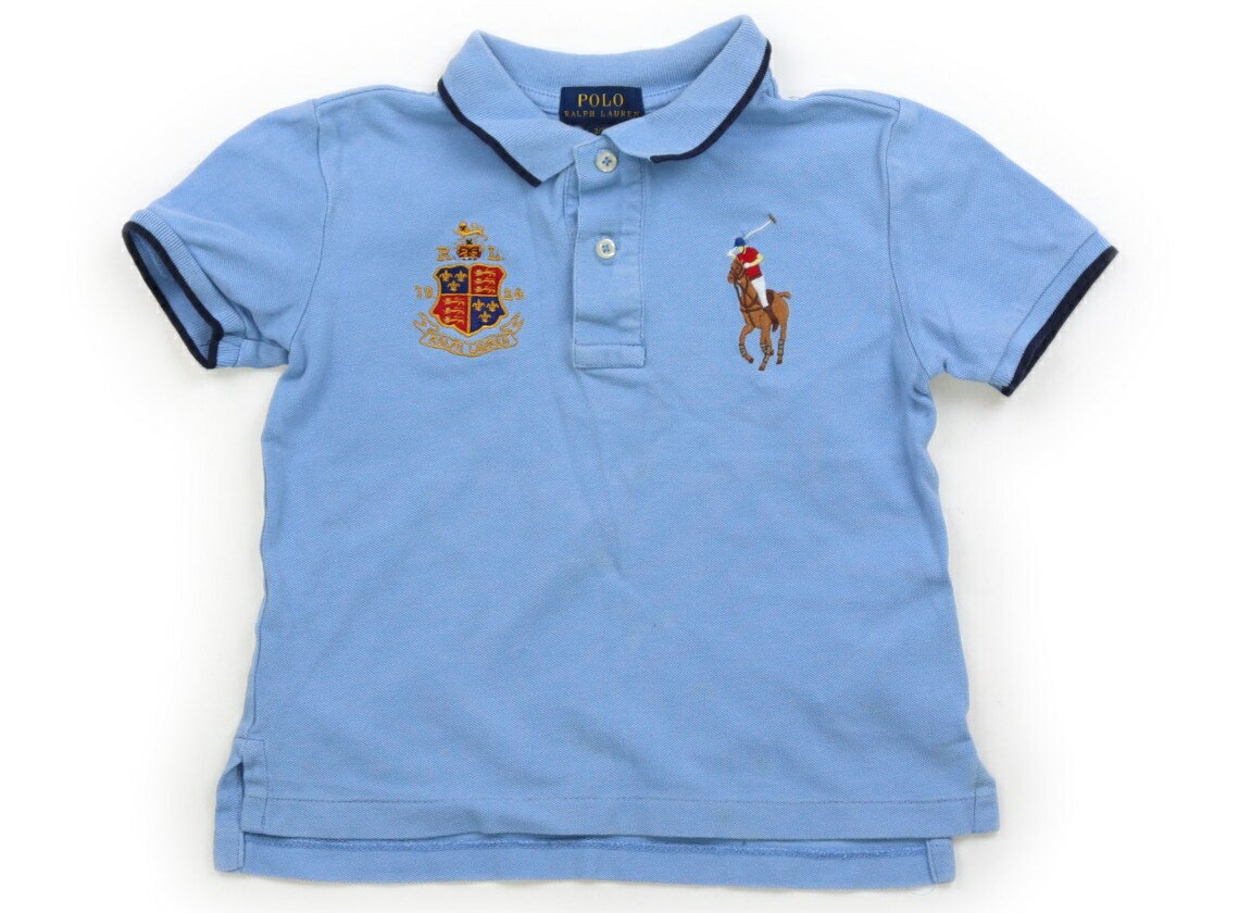 ポロラルフローレン POLO RALPH LAUREN ポロシャツ 100 男の子 水色 子供服 ベビー服 キッズ アウトレット ユーズド 【中古】キッズ・ベビー・マタニティ