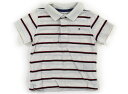 トミーヒルフィガー Tommy Hilfiger ポロシャツ 80 男の子 オフホワイト・レッド・ネイビーボーダー 子供服 ベビー服 キッズ アウトレット ユーズド 【中古】キッズ・ベビー・マタニティ