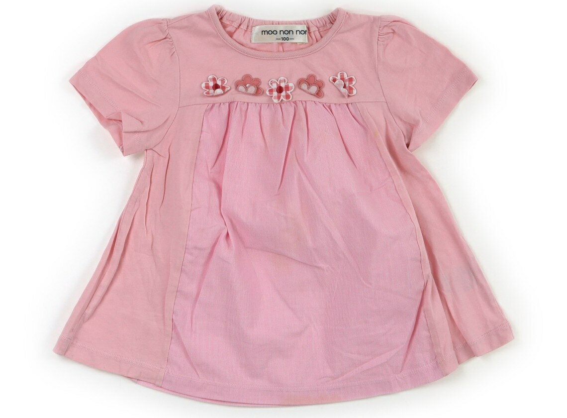 Rakuten - むーのんのん moononnon チュニック 100 女の子 ピンク、花 子供服 ベビー服 キッズ アウトレット ユーズド 【中古】キッズ・ベビー・マタニティ