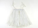 プティマイン petit main ジャンパースカート 80 女の子 白 レース 子供服 ベビー服 キッズ アウトレット ユーズド 【中古】キッズ・ベビー・マタニティ
