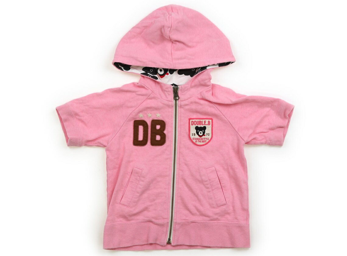 Rakuten - ダブルB Double B パーカー 80 女の子 ピンク 子供服 ベビー服 キッズ アウトレット ユーズド 【中古】キッズ・ベビー・マタニティ