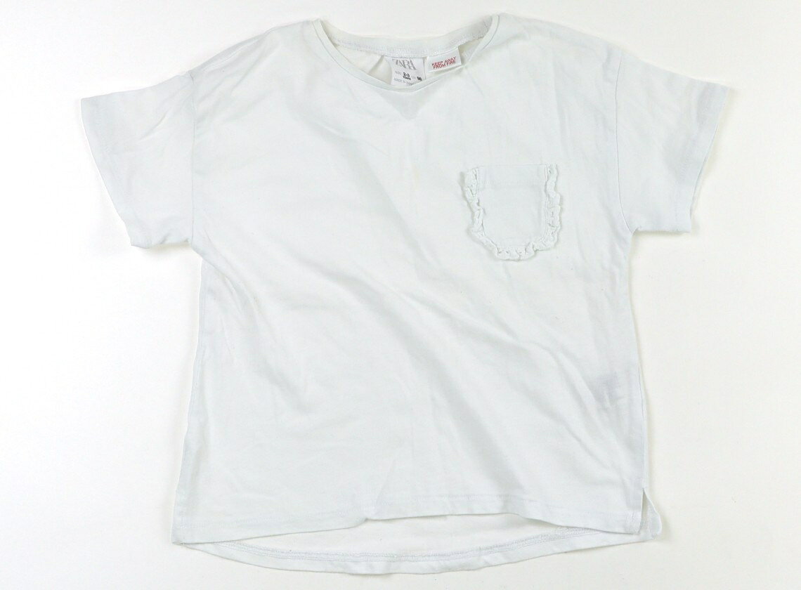 ザラ ZARA Tシャツ・カットソー 95 女の子 白、フリル 子供服 ベビー服 キッズ…