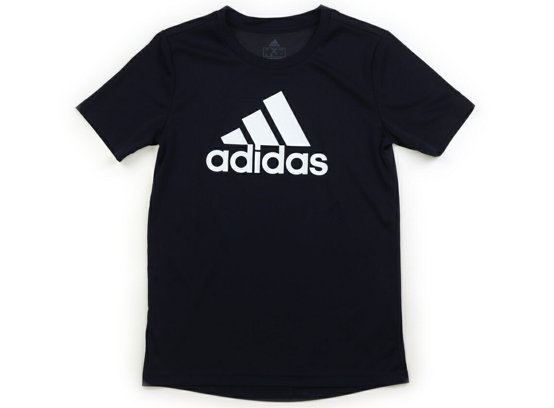 アディダス Adidas スポーツウェア・ダンスウェア 150 男の子 紺・ロゴマーク 子供服 ベビー服 キッズ アウトレット ユーズド 【中古】キッズ・ベビー・マタニティ