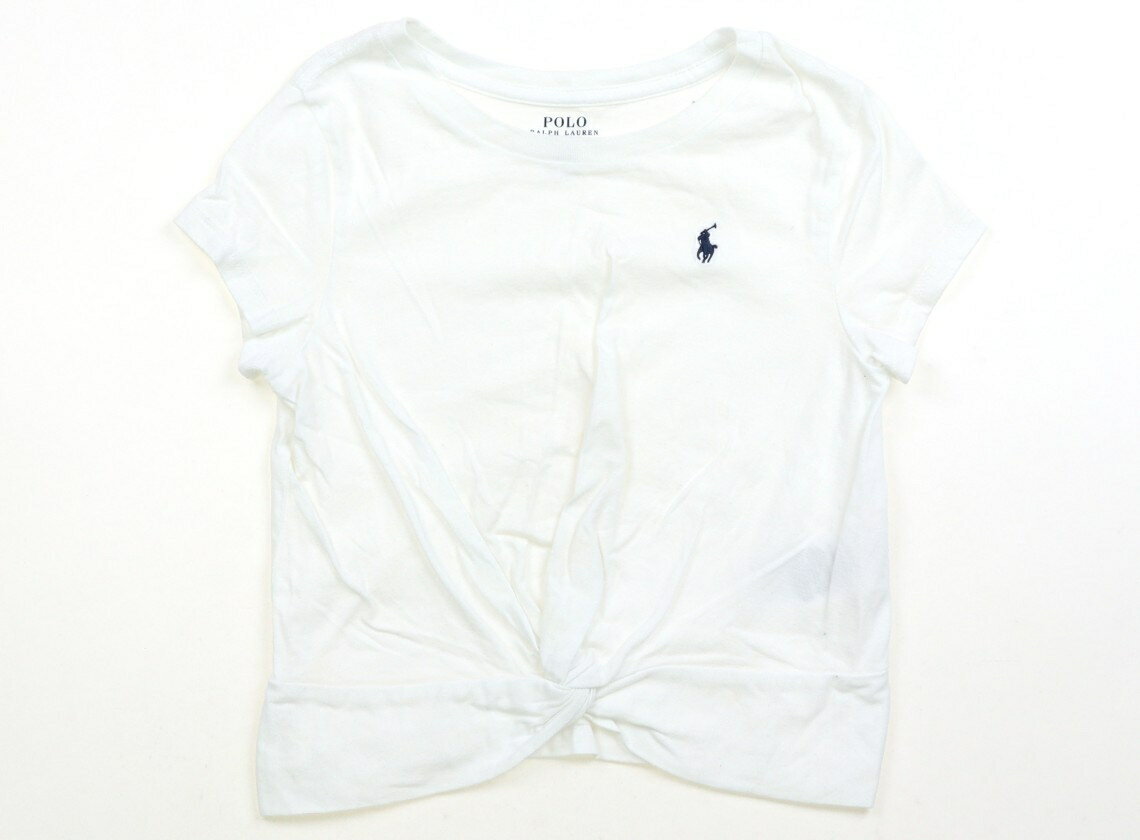 ポロラルフローレン POLO RALPH LAUREN Tシャツ・カットソー 110 男の子 白・ネイビー 子供服 ベビー服 キッズ アウトレット ユーズド 【中古】キッズ・ベビー・マタニティ