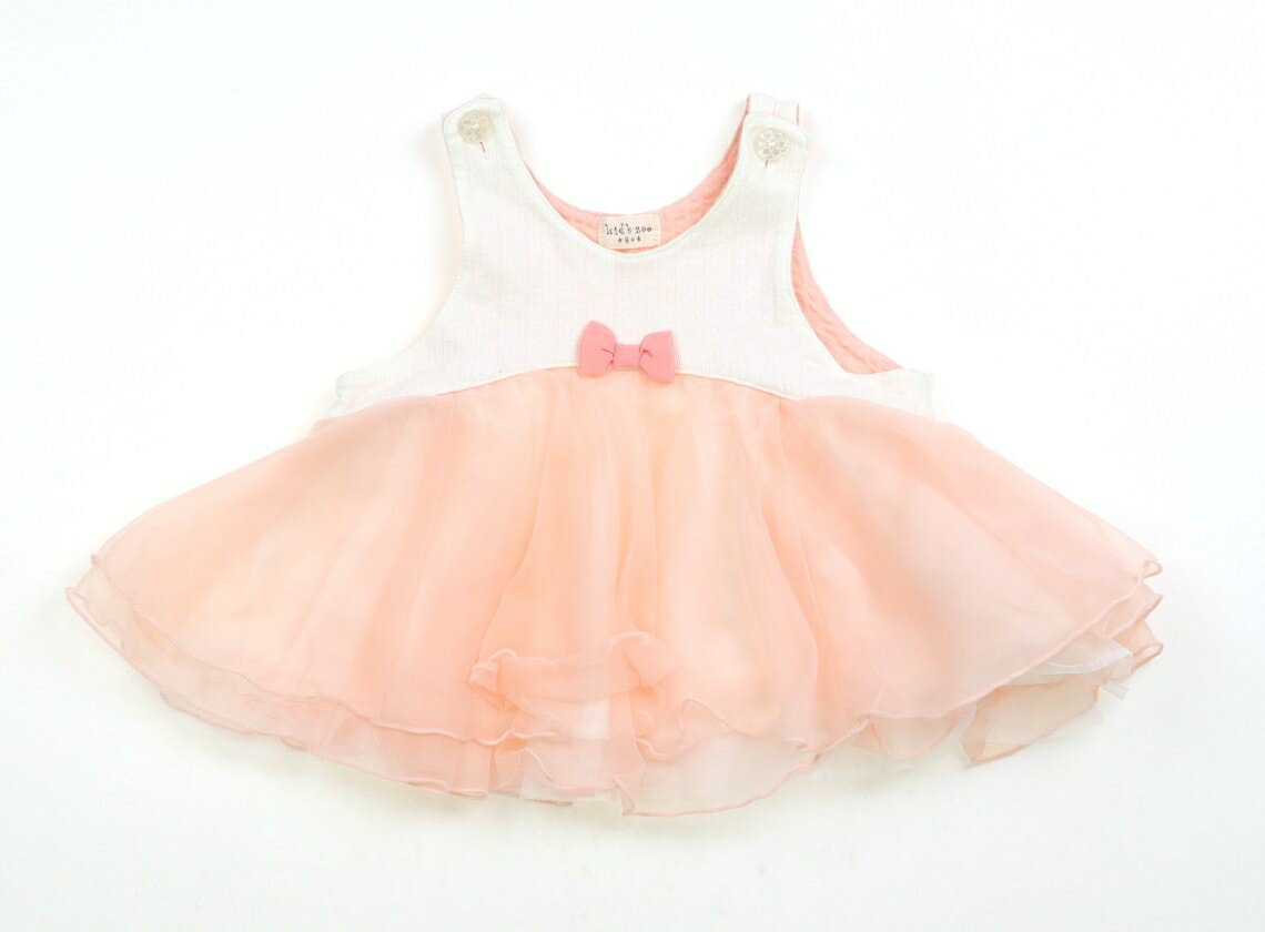 Kids Zoo Tank Top/Camisole, Size 80, Girls, Off-White/Pink, Children's Clothing, Baby Clothing, Kids, Outlet, Used [Pre-owned] Kids, Baby, Maternity