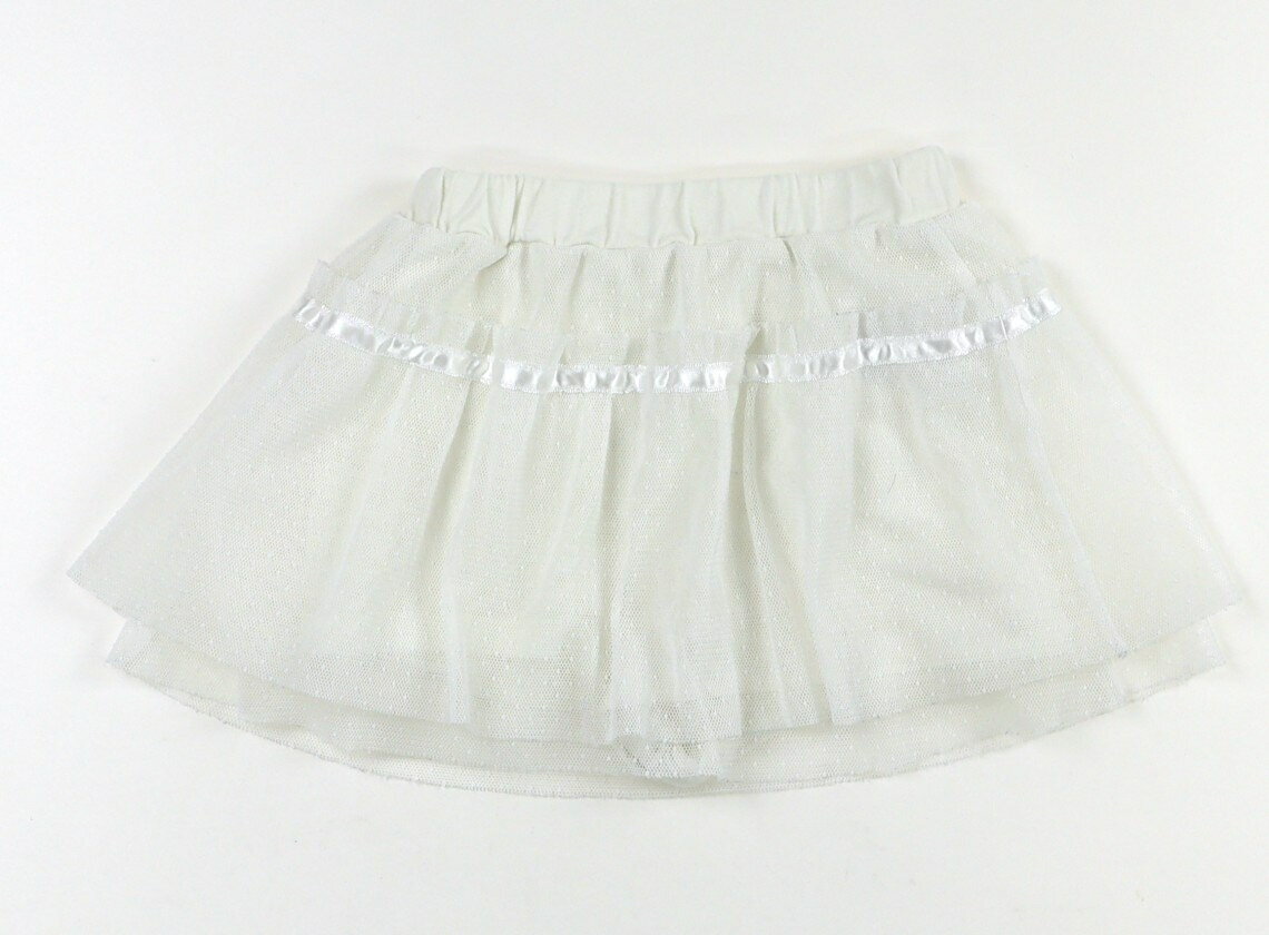 コムサフォセット COMME CA FOSSETTE スカート 80 女の子 白、チュールネット 子供服 ベビー服 キッズ アウトレット ユーズド 【中古】キッズ・ベビー・マタニティ