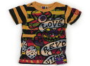 ラブ&ピース&マネー Love&Peace&Money Tシャツ・カットソー 90 男の子 オレンジ、プリント 子供服 ベビー服 キッズ アウトレット ユーズド 【中古】キッズ・ベビー・マタニティ