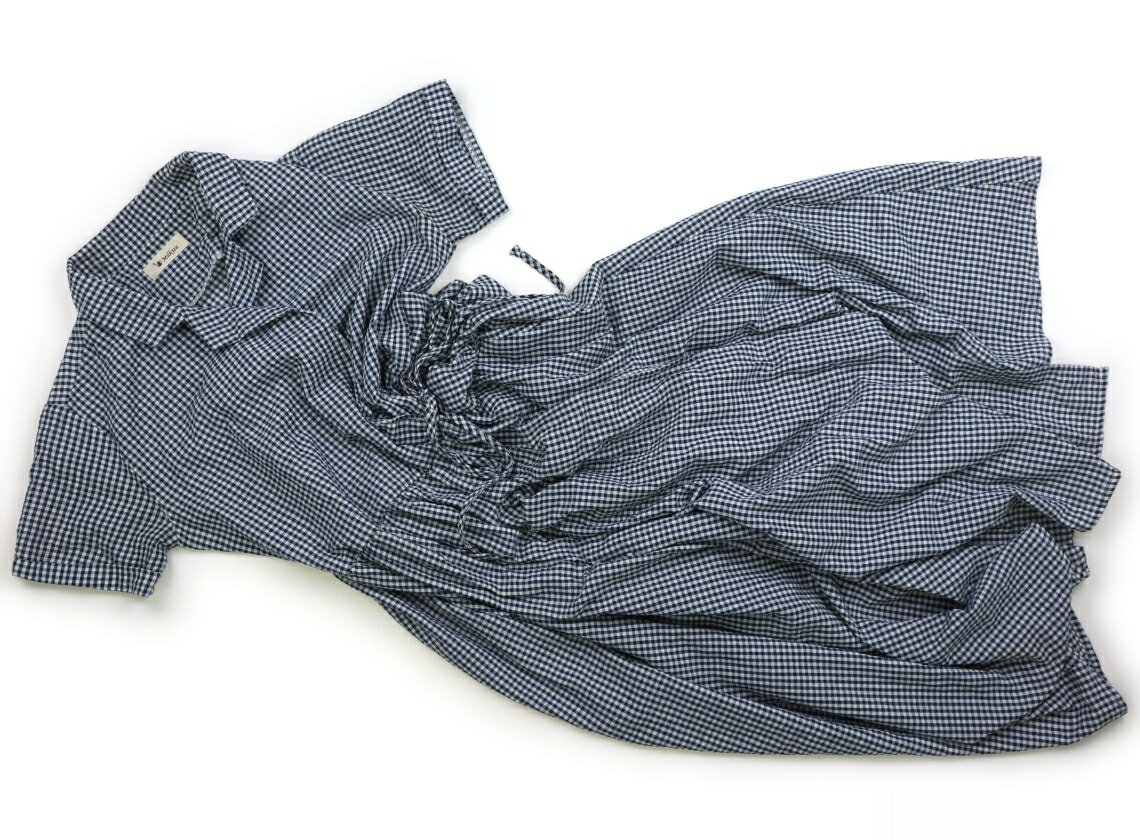 ミルクティー Milk Tea マタニティワンピース ママ向けアイテム 紺白チェック 子供服 ベビー服 キッズ アウトレット ユーズド 【中古】キッズ・ベビー・マタニティ