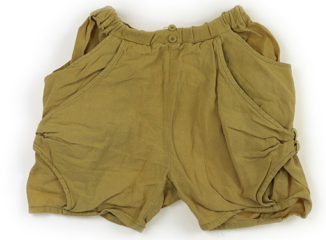 プティマイン petit main ショートパンツ 120 女の子 イエロー 子供服 ベビー服 キッズ アウトレット ユーズド 【中古】キッズ・ベビー・マタニティ(4.0)