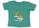 モンベル mont-bell Tシャツ・カットソー 100 男の子 エメラルドグリーン、鹿 子供服 ベビー服 キッズ アウトレット ユーズド 【中古】キッズ・ベビー・マタニティ(4)