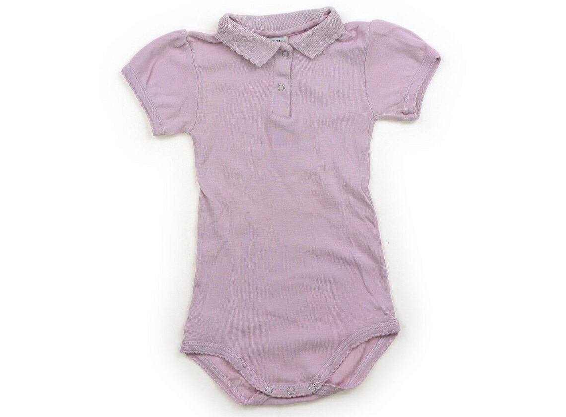 プチバトー PETIT BATEAU ロンパース 70 女の子 ライトパープル 子供服 ベビー服 キッズ アウトレット ユーズド 【中古】キッズ・ベビー・マタニティ