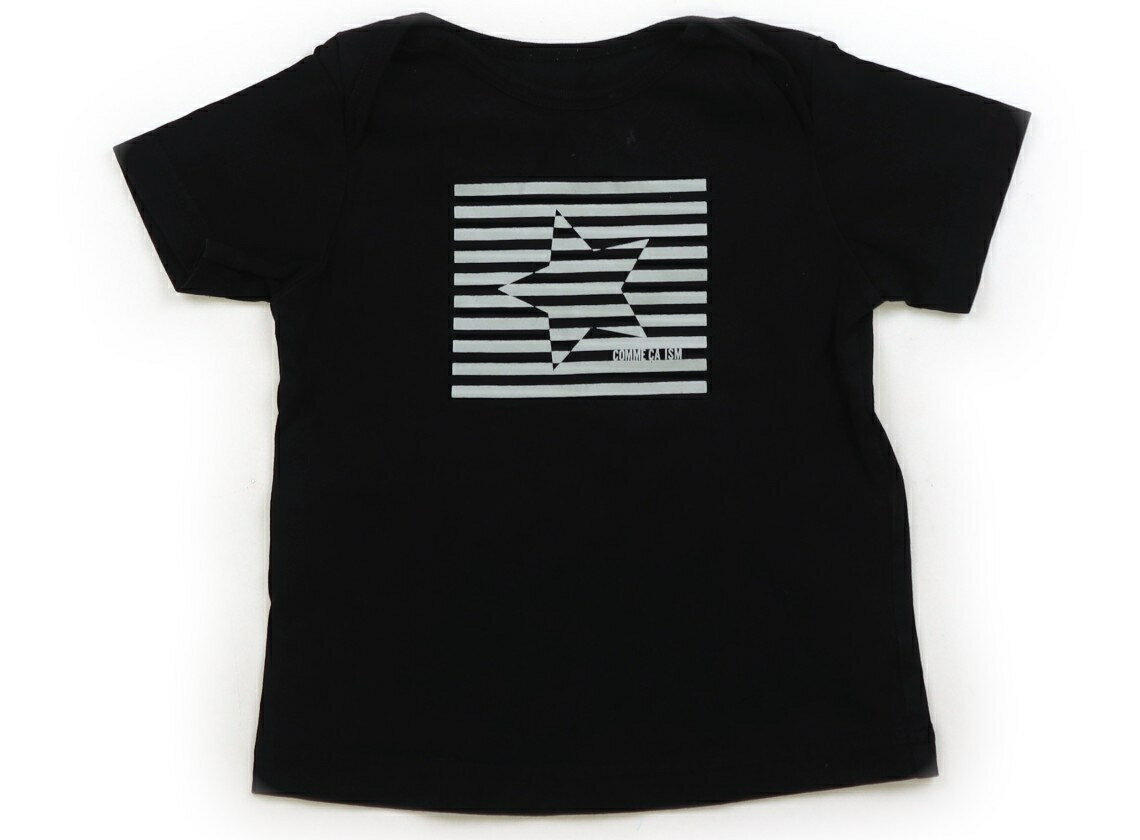 コムサイズム COMME CA ISM Tシャツ・カットソー 90 男の子 黒 子供服 ベビー服 キッズ アウトレット ユーズド 【中古】キッズ・ベビー・マタニティ