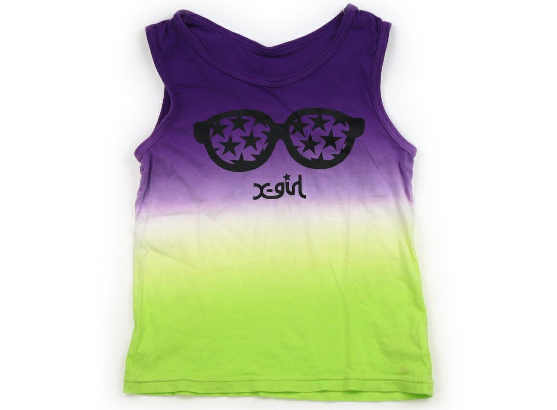 X-Girl Tank Top/Camisole, Size 110, Boys, Purple/Light Green, Children's Clothing, Baby Clothes, Kids, Outlet, Used [Pre-owned] Kids, Baby, Maternity