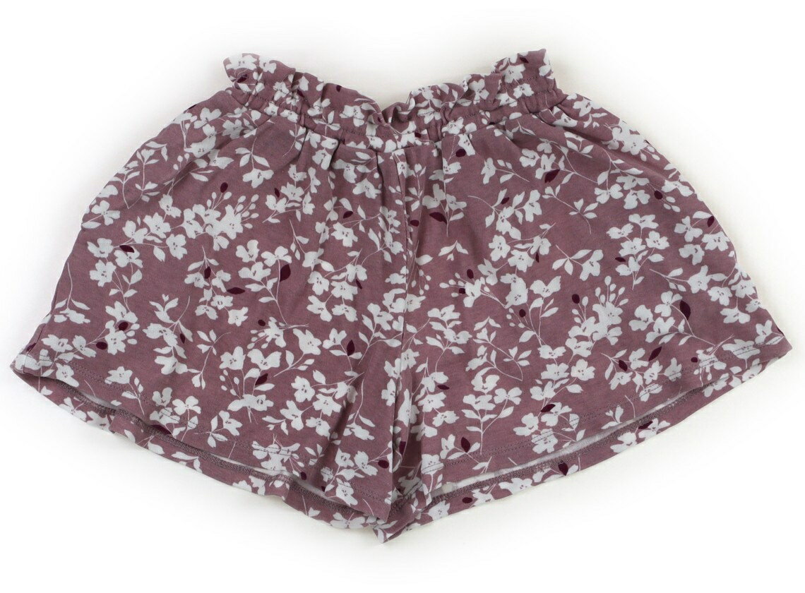 べべ BeBe ショートパンツ 100 女の子 パープル、花 子供服 ベビー服 キッズ アウトレット ユーズド 【中古】キッズ・ベビー・マタニティ