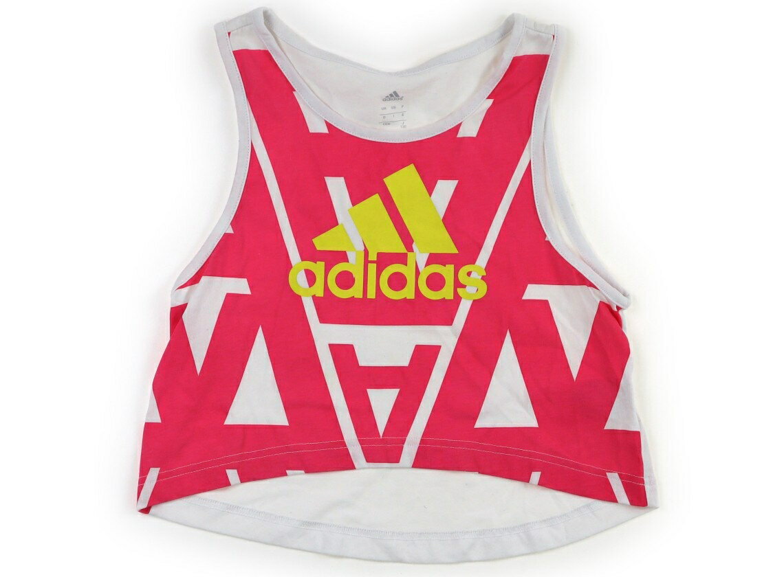 아디다스 Adidas 탱크 탑 캐미솔 130 여자 핑크, 노란색 아이 옷 아기 옷 키즈 아울렛 유즈드 [중고] 키즈 아기 출산