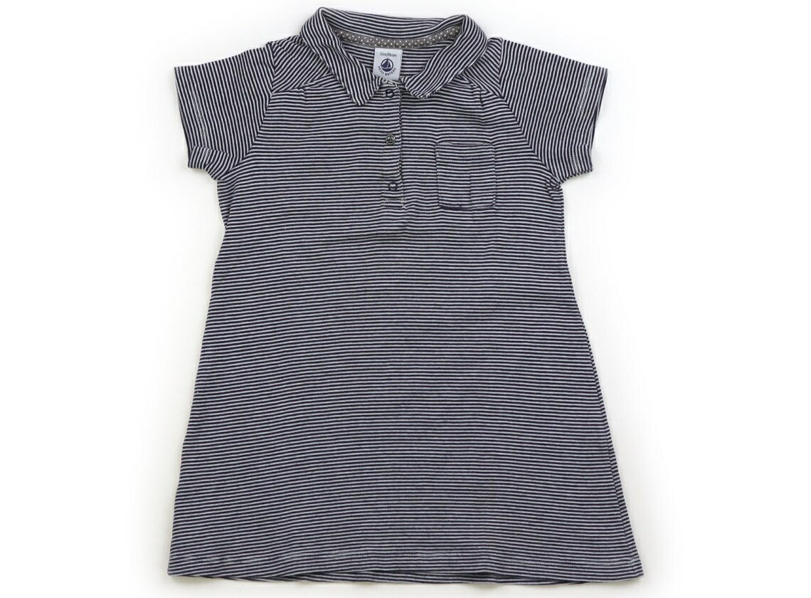 プチバトー PETIT BATEAU ワンピース 80 女の子 紺ボーダー 子供服 ベビー服 キッズ アウトレット ユーズド 【中古】キッズ・ベビー・マタニティ