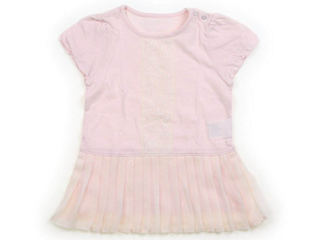 コムサフォセット COMME CA FOSSETTE チュニック 80 女の子 ライトピンク、レース 子供服 ベビー服 キッズ アウトレット ユーズド 【中古】キッズ・ベビー・マタニティ