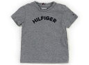 トミーヒルフィガー Tommy Hilfiger Tシャツ・カットソー 80 男の子 グレー、紺の英文字 子供服 ベビー服 キッズ アウトレット ユーズド 【中古】キッズ・ベビー・マタニティ(4)
