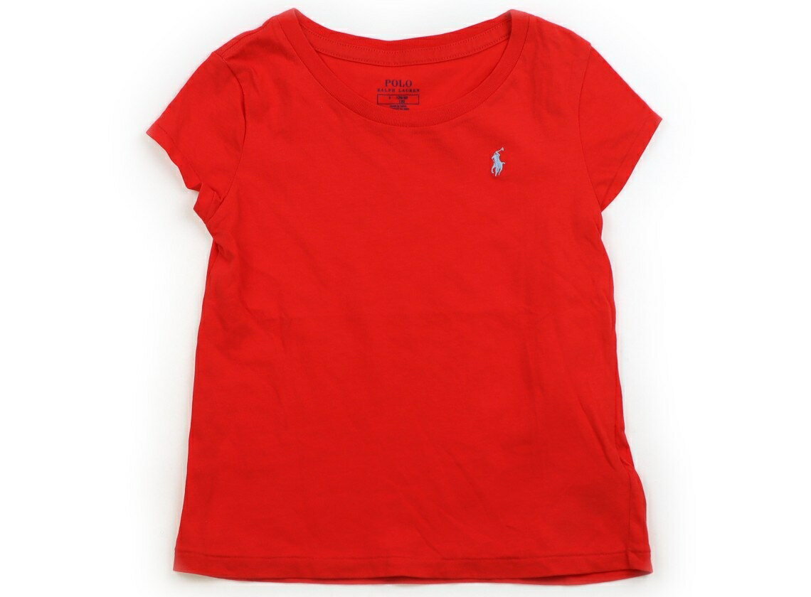 ポロラルフローレン POLO RALPH LAUREN Tシャツ・カットソー 120 女の子 朱色、水色 子供服 ベビー服 キッズ アウトレット ユーズド 【中古】キッズ・ベビー・マタニティ