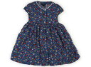 ポロラルフローレン POLO RALPH LAUREN ワンピース 120 女の子 ブルー・花柄 子供服 ベビー服 キッズ アウトレット ユーズド 【中古】キッズ・ベビー・マタニティ(4)