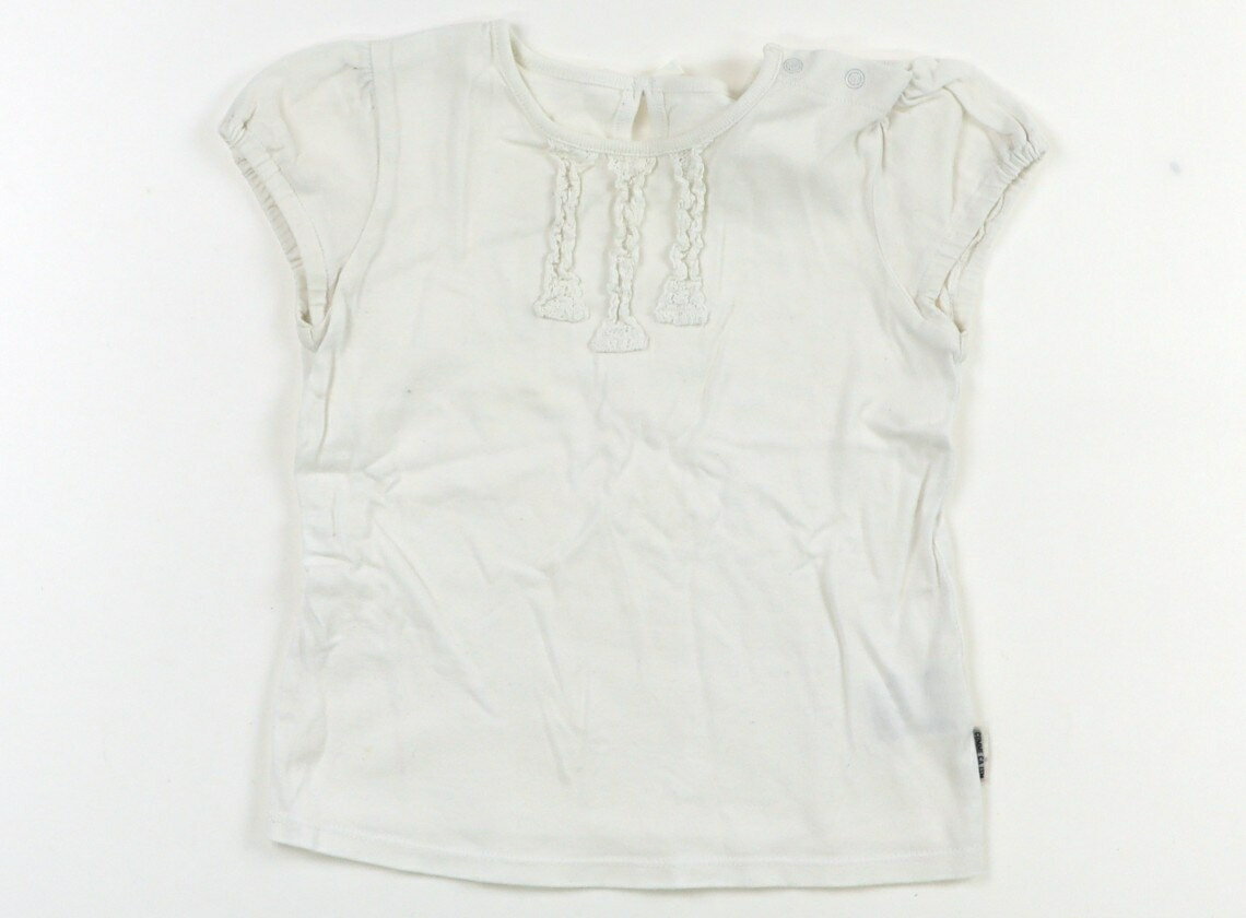 コムサイズム COMME CA ISM Tシャツ・カットソー 90 女の子 アイボリー 子供服 ベビー服 キッズ アウトレット ユーズド 【中古】キッズ・ベビー・マタニティ