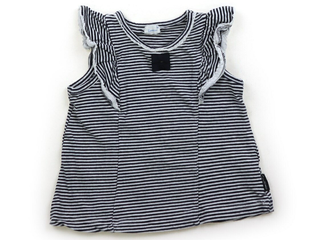 Rakuten - コンビミニ Combimini Tシャツ・カットソー 90 女の子 ボーダー、白、ネイビー 子供服 ベビー服 キッズ アウトレット ユーズド 【中古】キッズ・ベビー・マタニティ