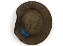 ジンボリー Gymboree 帽子 Hat/Cap 女の子 ブラウン、白、ブルーの花 子供服 ベビー服 キッズ アウトレット ユーズド 【中古】キッズ・ベビー・マタニティ