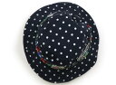 ジャンクストア JUNK STORE 帽子 Hat/Cap 女の子 ネイビー、白ドット、ワッペン 子供服 ベビー服 キッズ アウトレット ユーズド 【中古】キッズ・ベビー・マタニティ