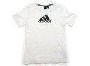 アディダス Adidas Tシャツ・カットソー 140 男の子 ホワイト 子供服 ベビー服 キッズ アウトレット ユーズド 【中古】キッズ・ベビー・マタニティ(4)