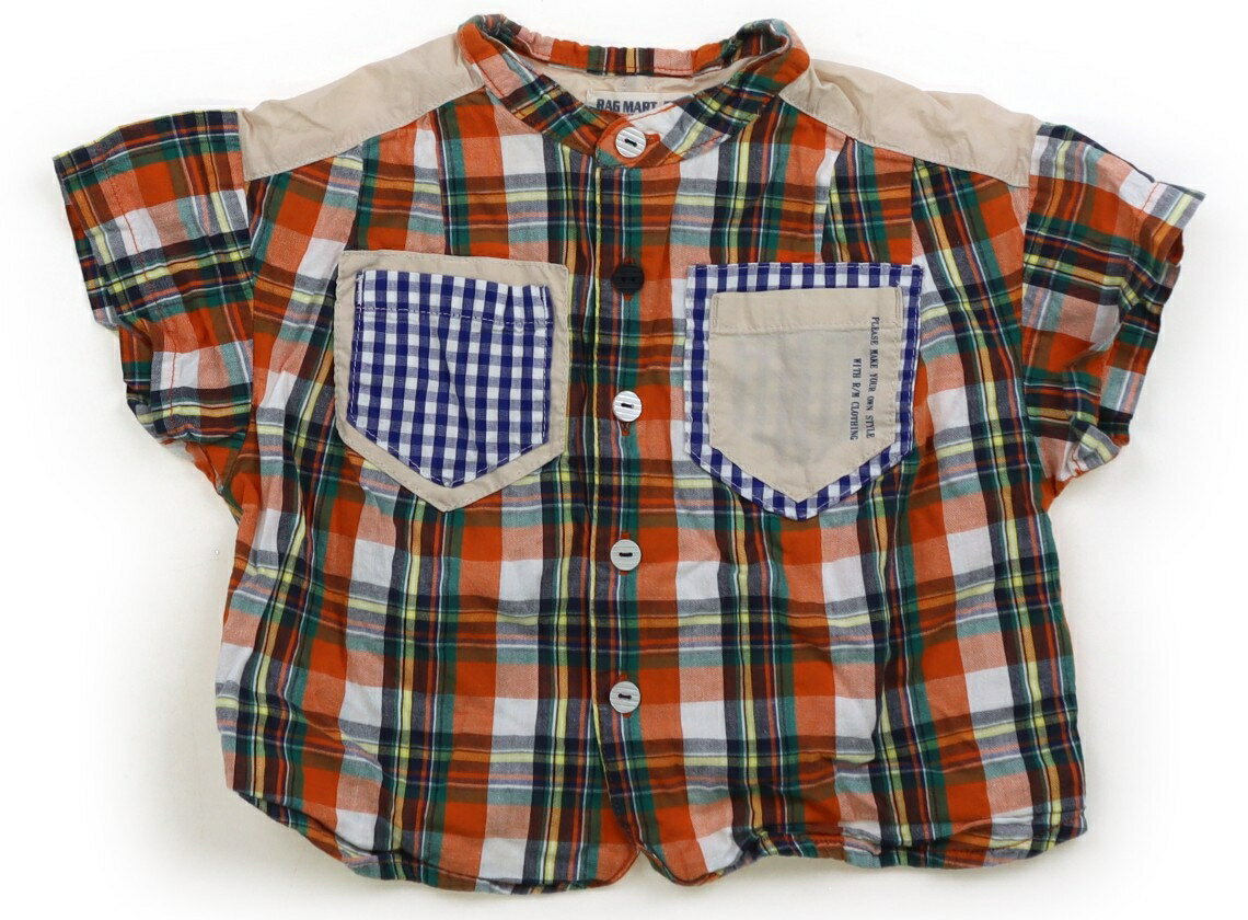 　ブランド 　Rag Mart(ラグマート) 　カテゴリー 　シャツ・ブラウス 　サイズ 　95サイズ 　色 　オレンジ・グリーンチェック 　状態 　★★★ 　記名 　なし 　ジャンル 　Boy ブランドタグが取れかけています。全体に色褪せがありますが、まだまだ活躍してくれそうです。 ＊【状態】【サイズ】に関しての詳しい説明はこちら