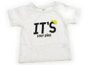 ラーゴム Lagom Tシャツ・カットソー 100 男の子 白、黒い英文字、帽子 子供服 ベビー服 キッズ アウトレット ユーズド 【中古】キッズ・ベビー・マタニティ