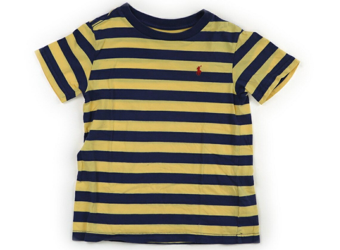 ポロラルフローレン POLO RALPH LAUREN Tシャツ・カットソー 110 女の子 ネイビー・イエロー 子供服 ベビー服 キッズ アウトレット ユーズド 【中古】キッズ・ベビー・マタニティ