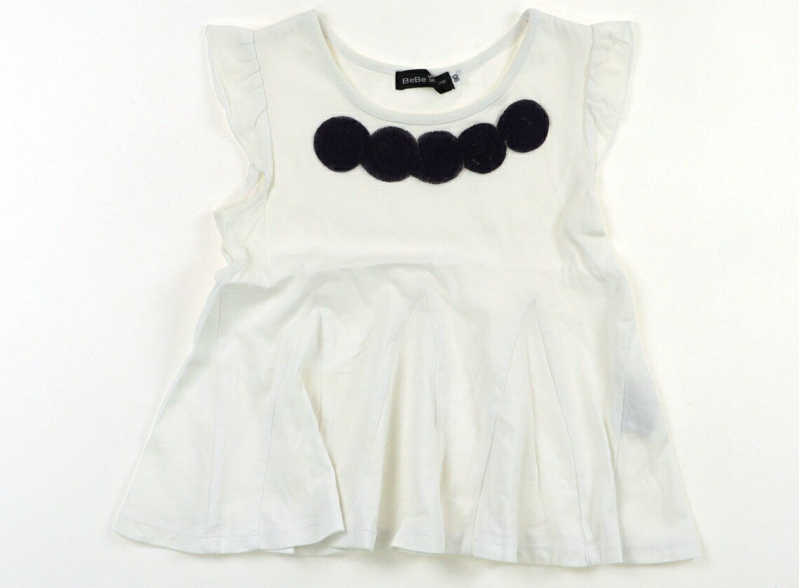 べべ BeBe チュニック 90 女の子 ホワイト 子供服 ベビー服 キッズ アウトレット ユーズド 【中古】キッズ・ベビー・マタニティ