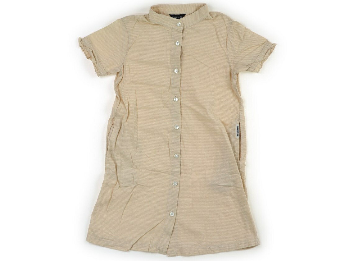 コムサイズム COMME CA ISM ワンピース 120 女の子 ライトベージュ 子供服 ベビー服 キッズ アウトレット ユーズド 【中古】キッズ・ベビー・マタニティ