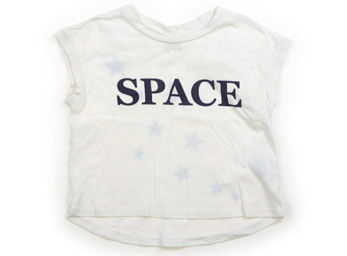 プティマイン petit main Tシャツ・カットソー 110 女の子 白 子供服 ベビー服 キッズ アウトレット ユーズド 【中古】キッズ・ベビー・マタニティ