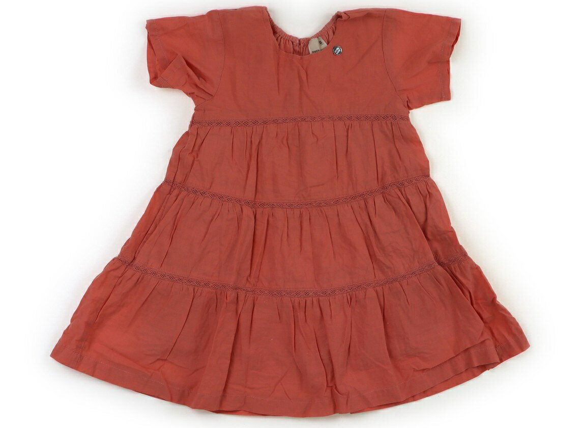 プティマイン petit main ワンピース 80 女の子 サーモンピンク 子供服 ベビー服 キッズ アウトレット ユーズド 【中古】キッズ・ベビー・マタニティ