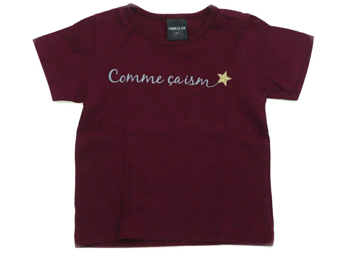 コムサイズム COMME CA ISM Tシャツ・カットソー 90 女の子 バイオレット 子供服 ベビー服 キッズ アウトレット ユーズド 【中古】キッズ・ベビー・マタニティ