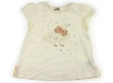 ラブ&ピース&マネー Love&Peace&Money チュニック 110 女の子 クリーム×ゴールドドット 子供服 ベビー服 キッズ アウトレット ユーズド 【中古】キッズ・ベビー・マタニティ