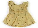 アプレレクール apres les cours チュニック 90 女の子 イエロー地・パイナップル刺繍 子供服 ベビー服 キッズ アウトレット ユーズド 【中古】キッズ・ベビー・マタニティ(4)