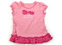ホットビスケッツ Hot Biscuits Tシャツ・カットソー 110 女の子 ピンク ドット りぼん 子供服 ベビー服 キッズ アウトレット ユーズド 【中古】キッズ・ベビー・マタニティ(4)
