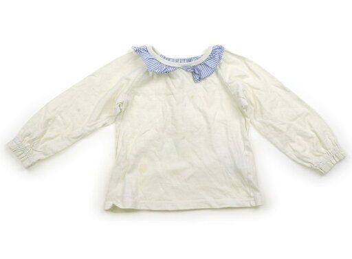 ラブ&ピース&マネー Love&Peace&Money Tシャツ・カットソー 110 女の子 クリーム・ブルーストライプ 子供服 ベビー服 キッズ アウトレット ユーズド 【中古】キッズ・ベビー・マタニティ ラブ&ピース&マネー Love&Peace&Money Tシャツ・カットソー 110 女の子 クリーム・ブルーストライプ 子供服 ベビー服 キッズ アウトレット ユーズド 【中古】キッズ・ベビー・マタニティ