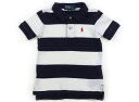 ポロラルフローレン POLO RALPH LAUREN ポロシャツ 80 男の子 紺白ボーダー・赤 子供服 ベビー服 キッズ アウトレット ユーズド 【中古】キッズ・ベビー・マタニティ