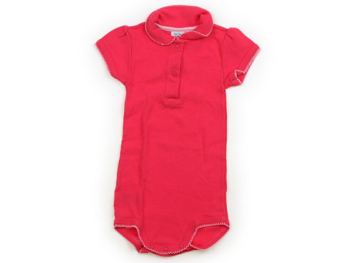 Rakuten - プチバトー PETIT BATEAU ロンパース 70 女の子 ピンク 子供服 ベビー服 キッズ アウトレット ユーズド 【中古】キッズ・ベビー・マタニティ