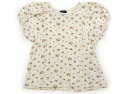 プティマイン petit main チュニック 130 女の子 クリーム×イエロー花柄 子供服 ベビー服 キッズ アウトレット ユーズド 【中古】キッズ・ベビー・マタニティ