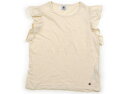 プチバトー PETIT BATEAU Tシャツ・カットソー 150 女の子 クリーム・フリル 子供服 ベビー服 キッズ アウトレット ユーズド 【中古】キッズ・ベビー・マタニティ